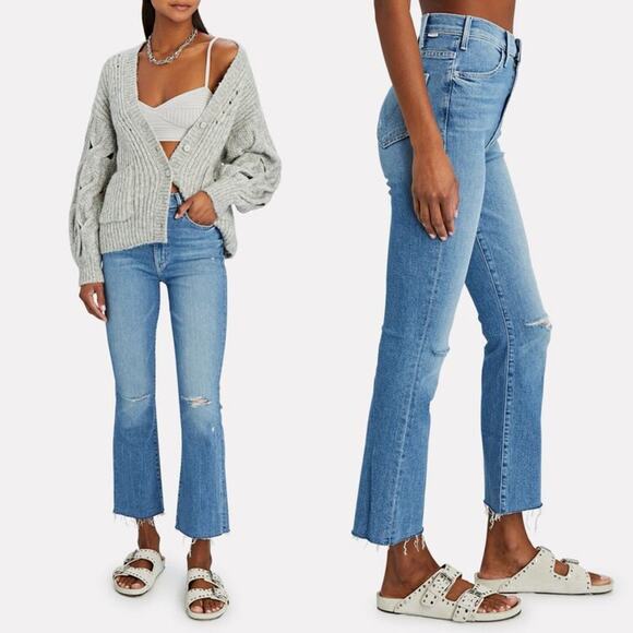 MOTHER The Hustler Ankle Fray Jeans Understudy NWT Size 25 - Picture 8 of 8